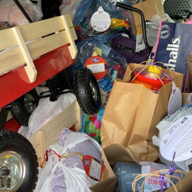 Haley's Flooring And Interiors makesdonations to  Kids to Love and The Rock Family Worship Center