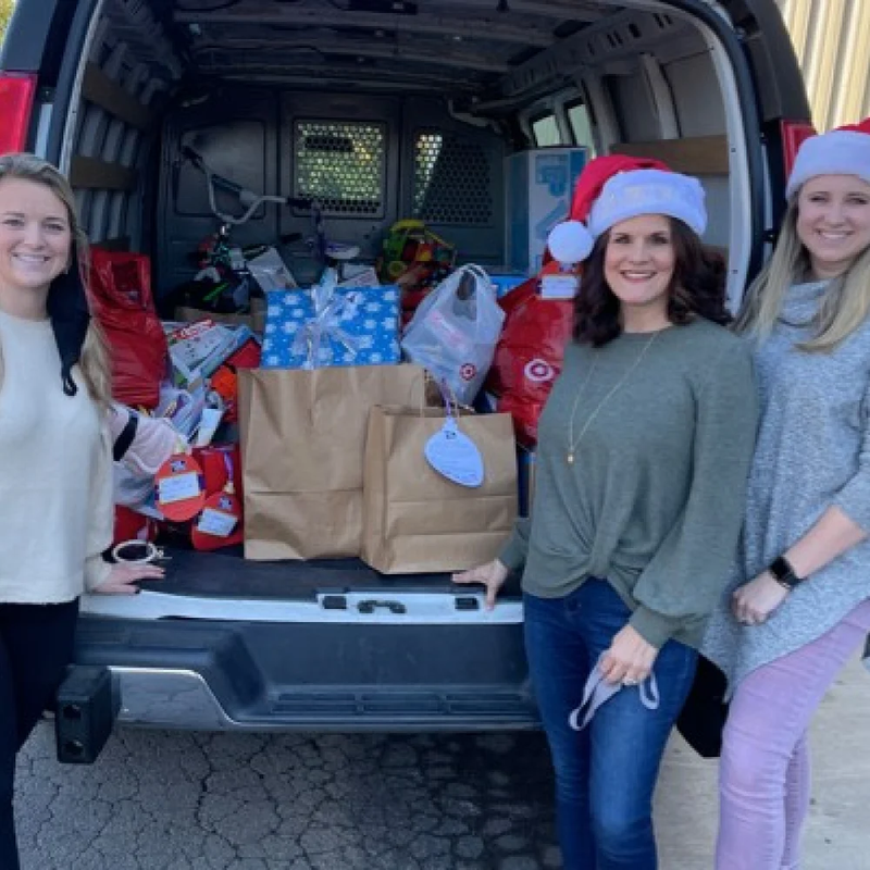 Haley's Flooring And Interiors makesdonations to  Kids to Love and The Rock Family Worship Center