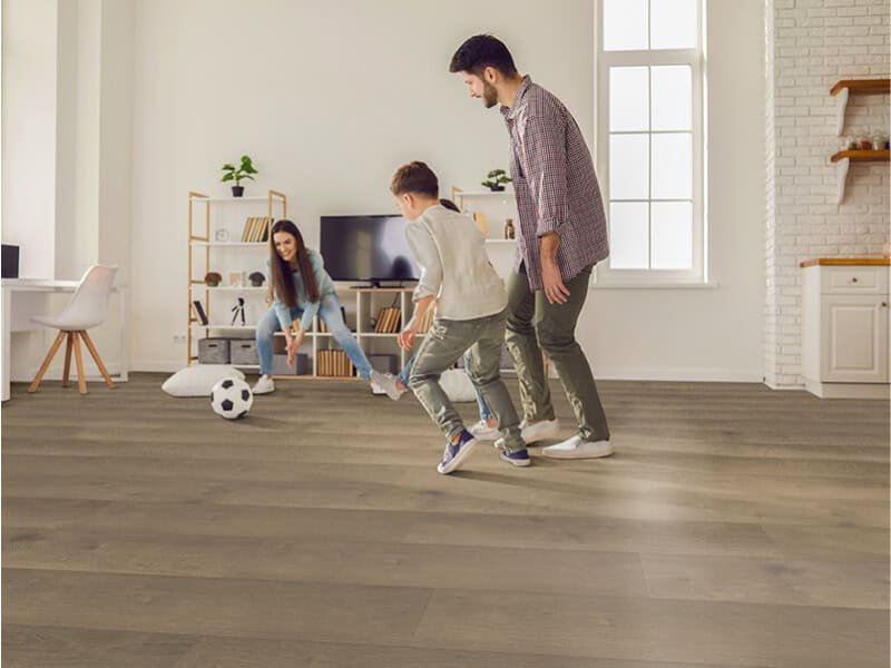 Selecting flooring for open floor plans