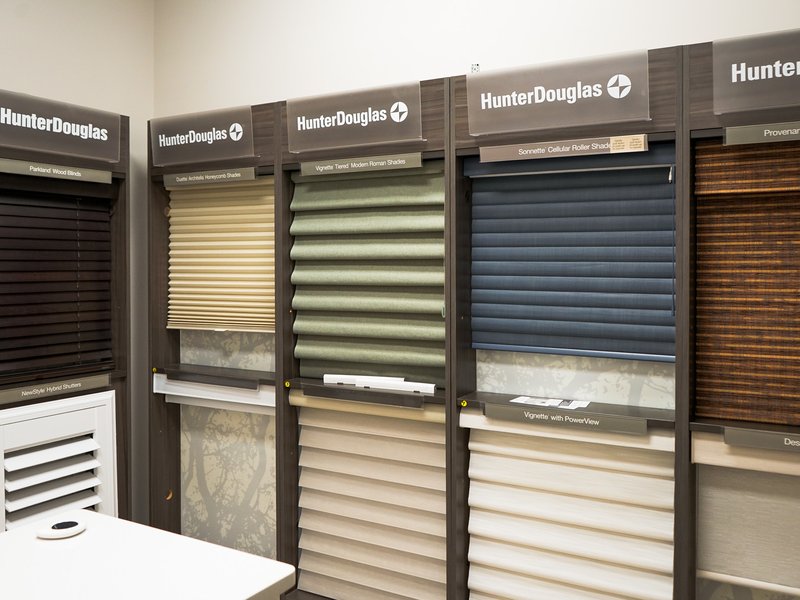 Window coverings available at Haley's Flooring and Interiors in Huntsville, AL.